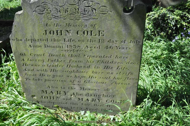 Cole - John & dau Mary