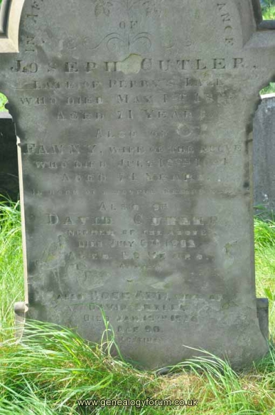 Cutler - Joseph, Fanny, nephew David, wife Rose Ann