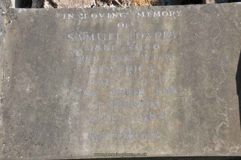 Darby - Samuel, Beatrice & son Clifford