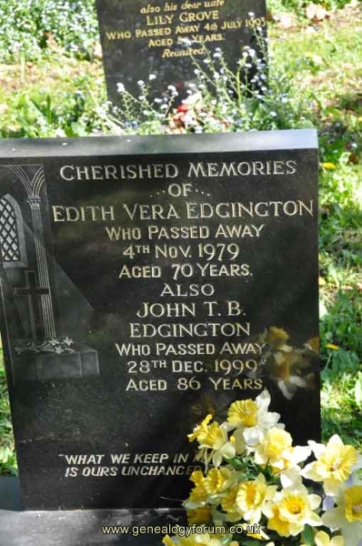 Edgington - John, Edith