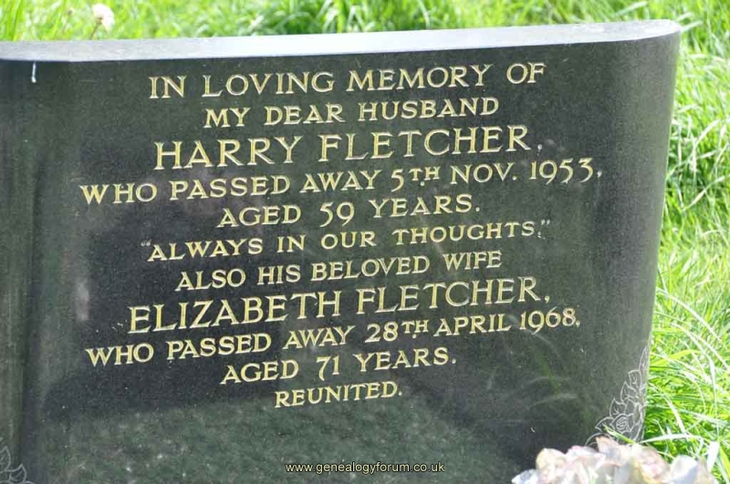 Fletcher - Harry, Elizabeth