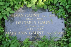 Gaunt - Decimus, Susan (nee Jones), Mary Ann (nee Deakin)