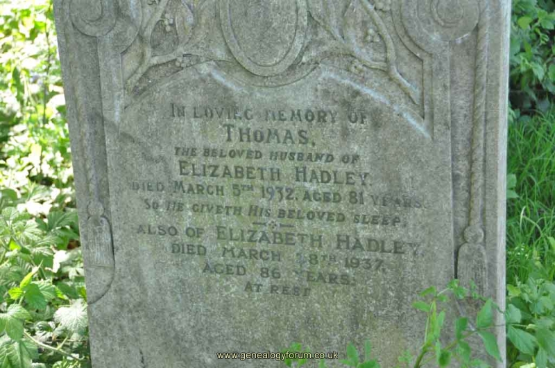 Hadley - Thomas, Elizabeth
