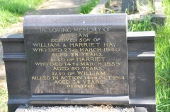 Hay - William Snr (KIA) Harriet & son William