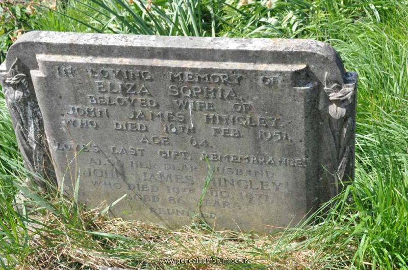 Hingley - John James, Eliza Sophia