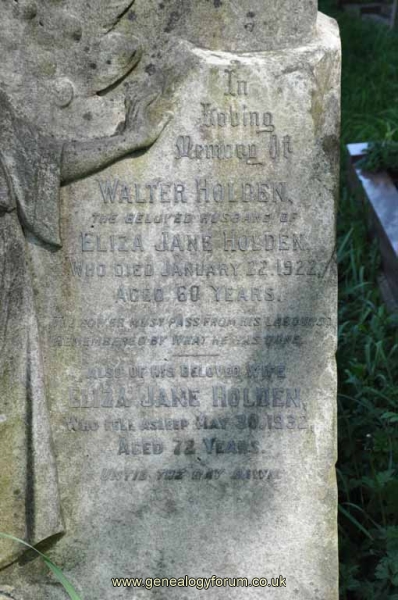 Holden - Walter, Eliza Jane