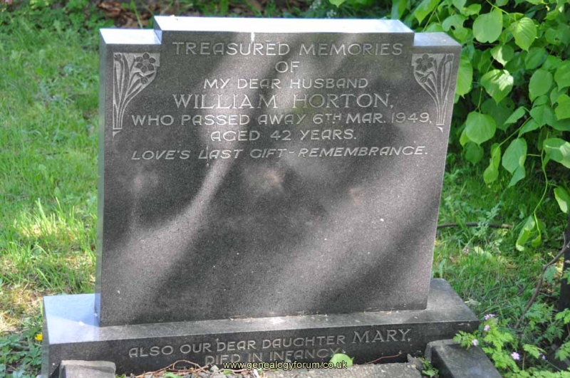 Horton - William & dau Mary