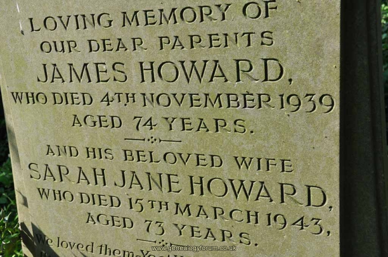 Howard - James, Sarah, Jane