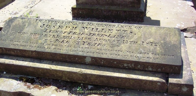 Joseph Willetts of Pear Tree Lane