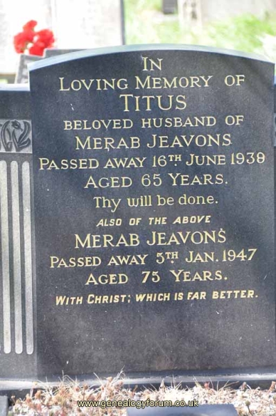 Jeavons - Titus, Merab
