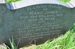 Jones - George, Mary & dau Clara
