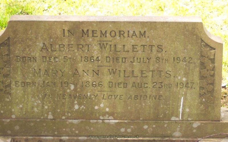 Albert & Mary Ann Willetts