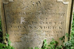 Kendrick - Elizabeth, wife of John