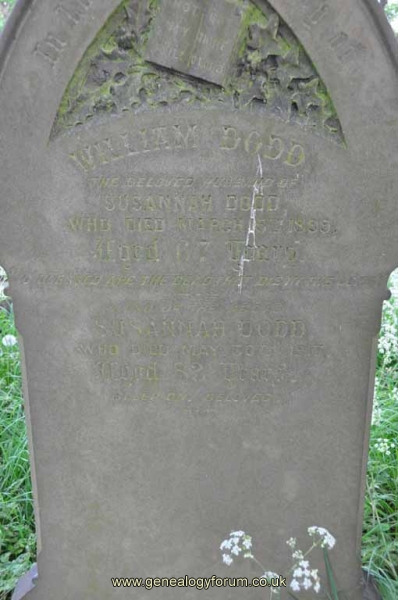 Dodd - William, Susannah