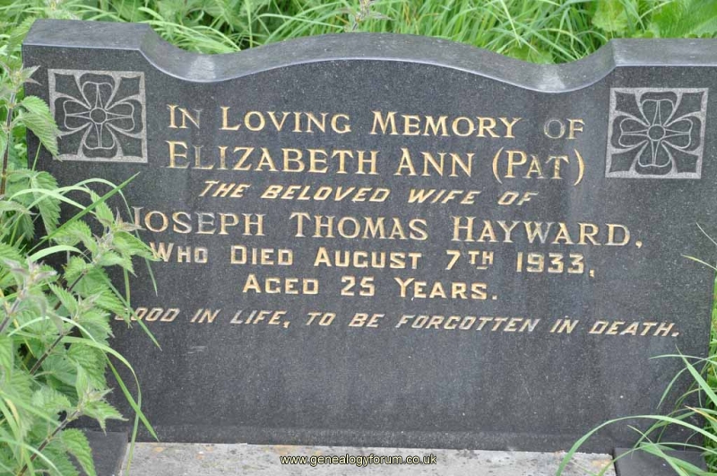 Hayward - Joseph, Elizabeth