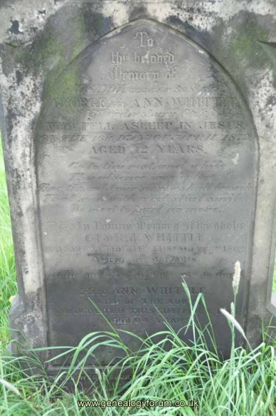 Whittle - George, Ann & son Joseph