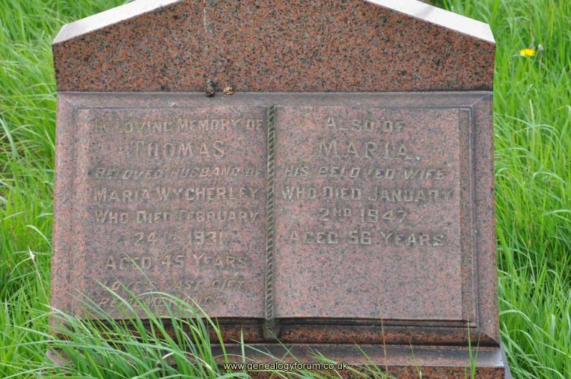 Wycherley - Thomas, Maria