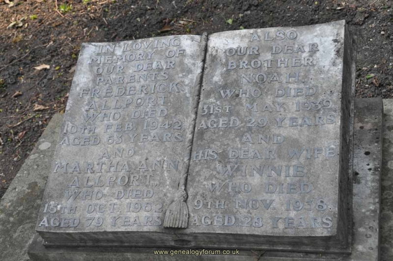 Allport 1 - Frederick, Martha & Noah, Winnie