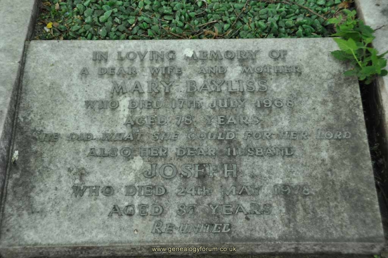 Bayliss - Joseph, Mary