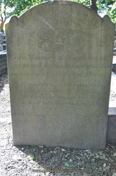 Bennette - Joseph (husband of Sophia) & Joseph Jnr