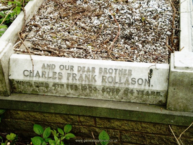 01 Charles Frank Rollason born 1900 Rowley Regis