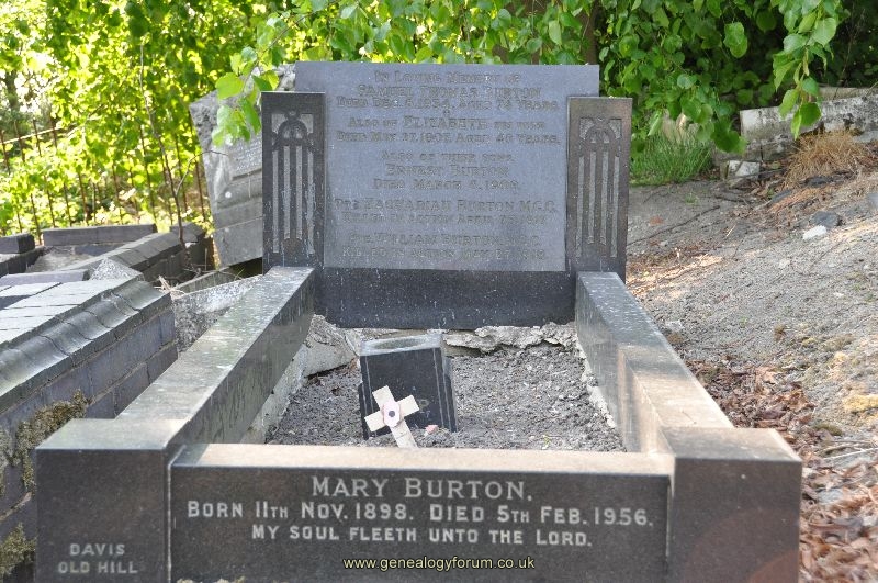 Burton - Samuel, Elizabeth and Mary & sons Pte Zachariah & Pvt William Burton, both Killed in Action