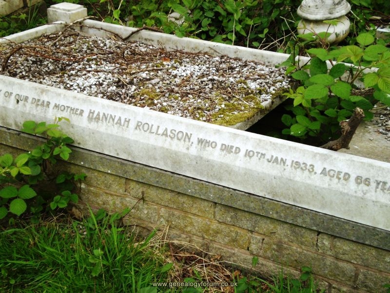 01 Hannah Rollason (Hadley)born 1867 Rowley Regis (wife of William)