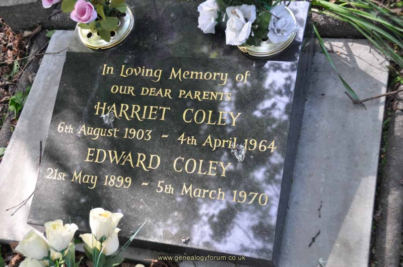 Coley - Edward, Harriet