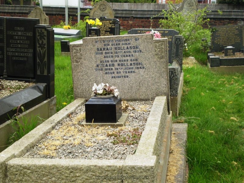 05 Ryland Rollason born 1869 and wife Sarah (Underhill)