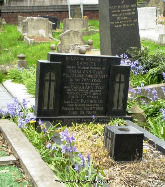 Samuel & Sarah Ann Dyas