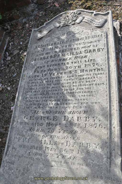 Darby - George, Priscilla & son John