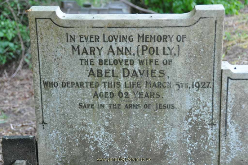 Davies - Abel, Mary Ann