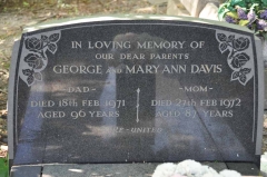 Davis - George, Mary