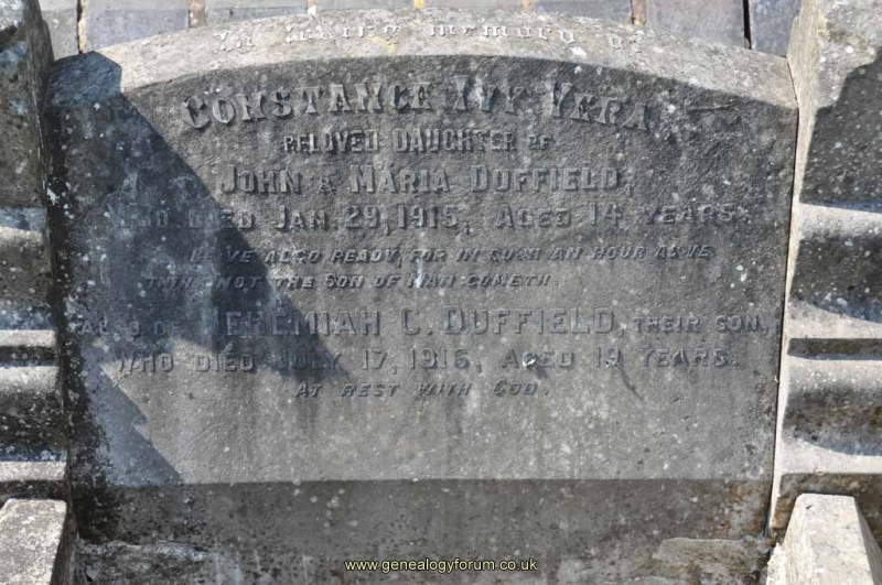 Duffield - Constance & bro Nehemiah