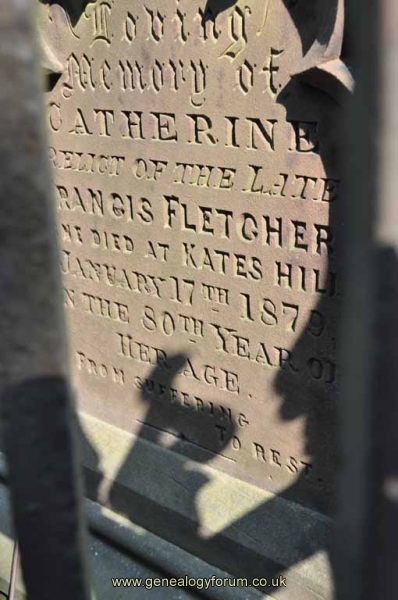 Fletcher 1 - Catherine (wife of Francis)