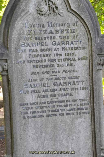 Garratt - Elizabeth, Samuel