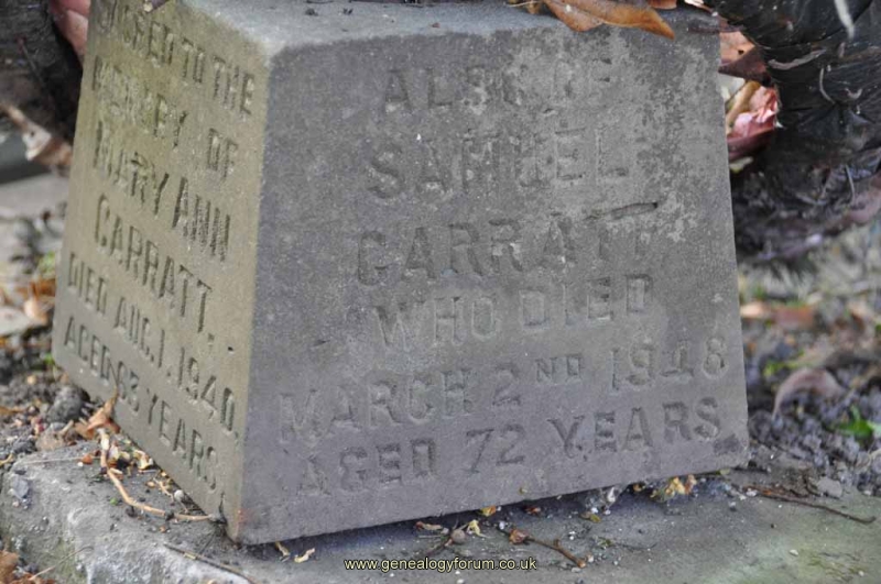 Garratt - Samuel, Mary Ann