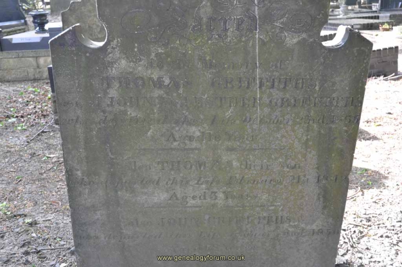 Griffiths - John (husband of Esther) & 2 Thomas'