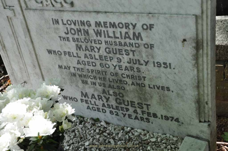Guest - John William, Mary