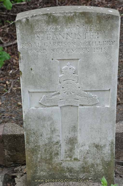 Gunner S Bannister