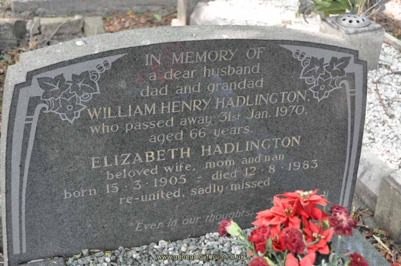 Hadlington - William, Elizabeth