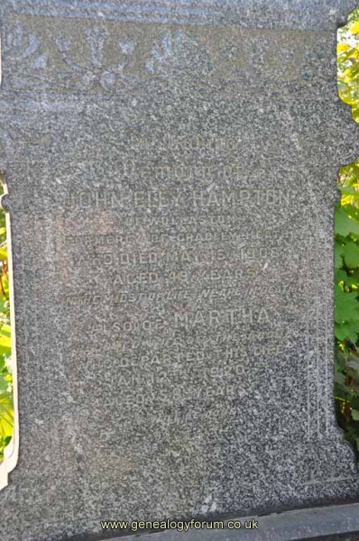 Hampton - John Eley, Martha