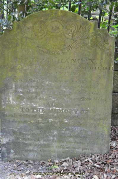 Hancox - William, Sarah