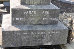 Hawthorne - Sara Ann (wife of Albert Edwin)