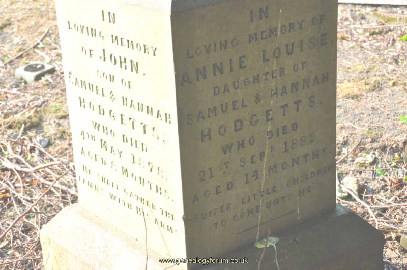 Hodgetts - John & sis Annie Louise