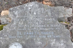 Homer - Elizabeth (wife of Thomas) & dau Alice