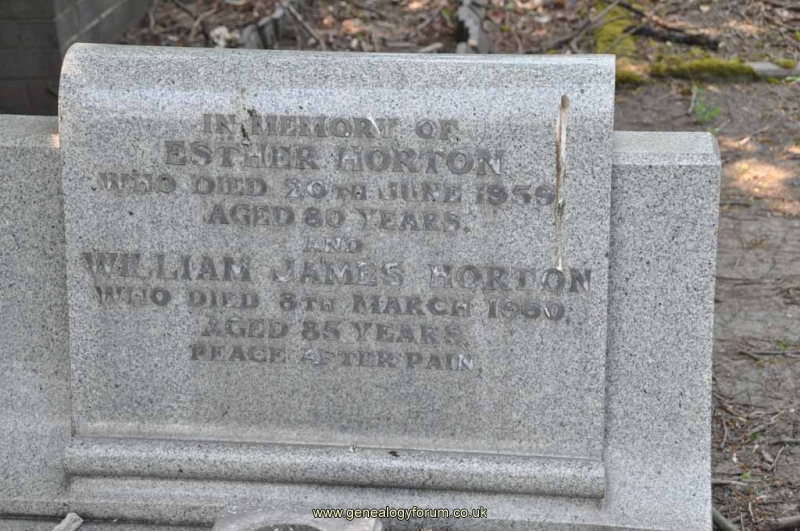 Horton - William, Esther