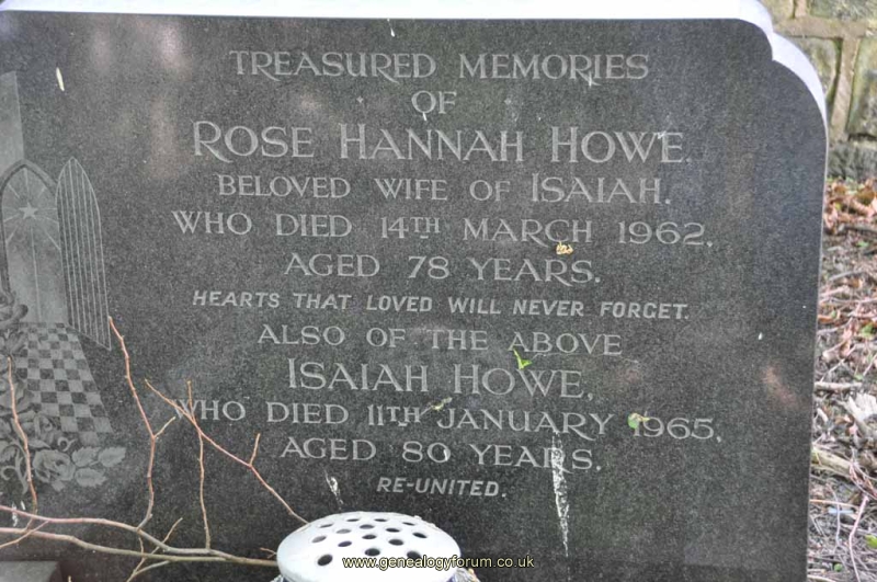 Howe - Isaiah, Rose Hannah