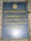 West Midlands, Kinver War Memorial Plaque - 1945