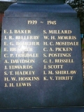 West Midlands, Kinver War Memorial 1939 - 1945
